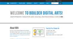 Desktop Screenshot of boulderdigitalarts.com