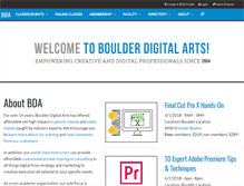 Tablet Screenshot of boulderdigitalarts.com